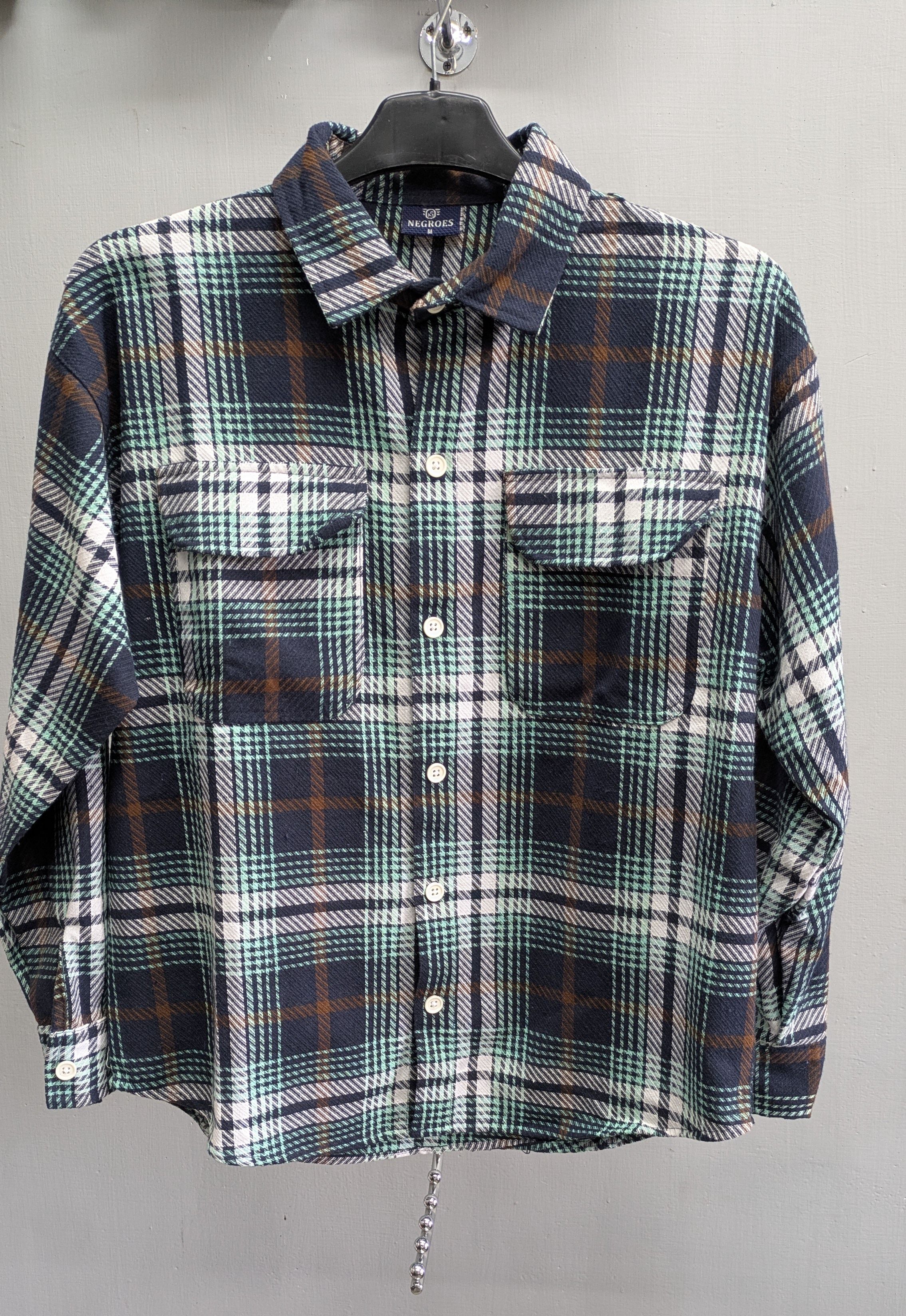 Over shirt (green,blue,white)