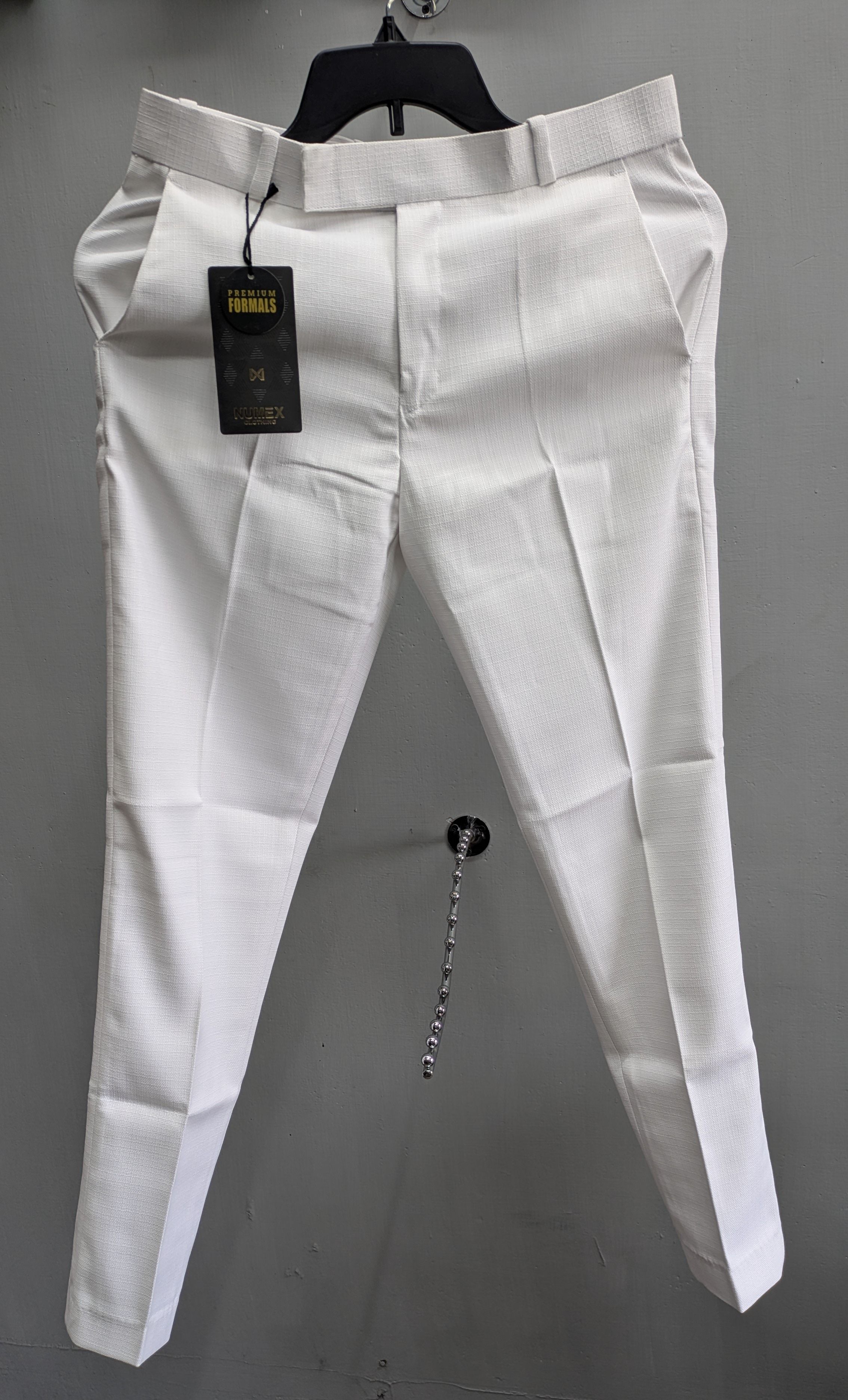Linen lycra white