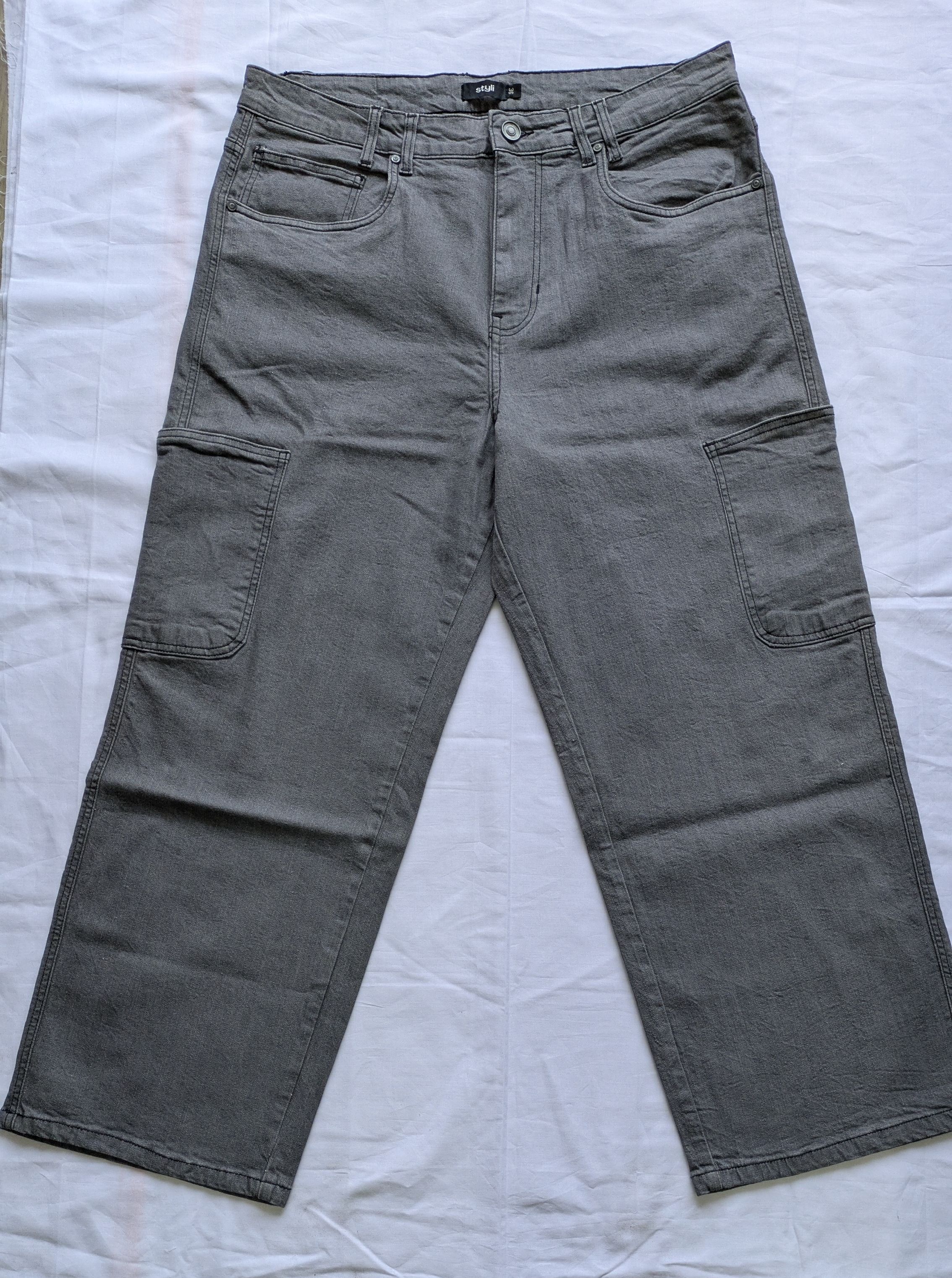 Baggy jeans ash grey